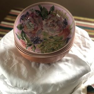 Succulent design bowls.